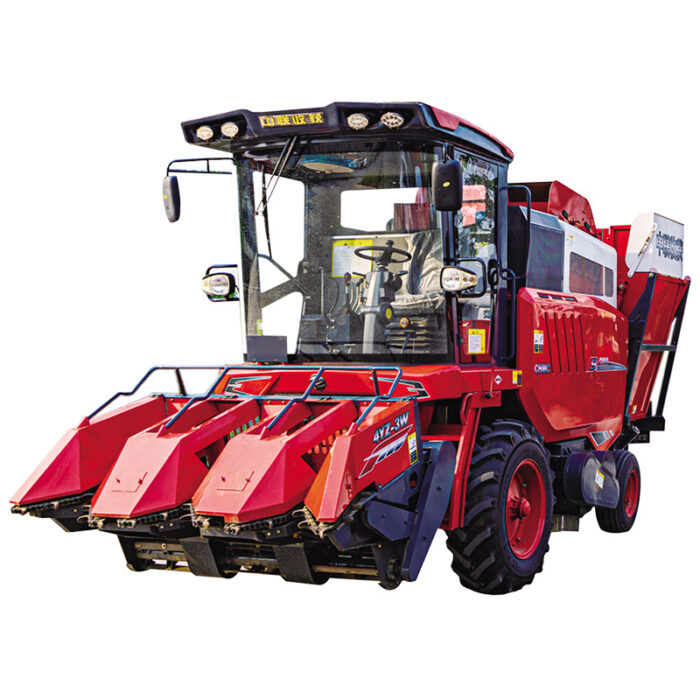 4 row corn harvester machine